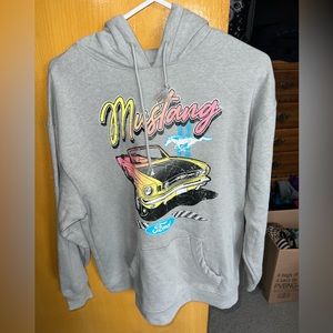 Small Ford Mustang Hooded Sweater